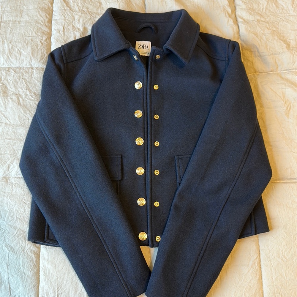 Navy Blue Zara Jacket